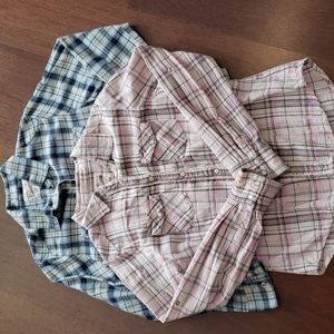 2 Flannel Shirts